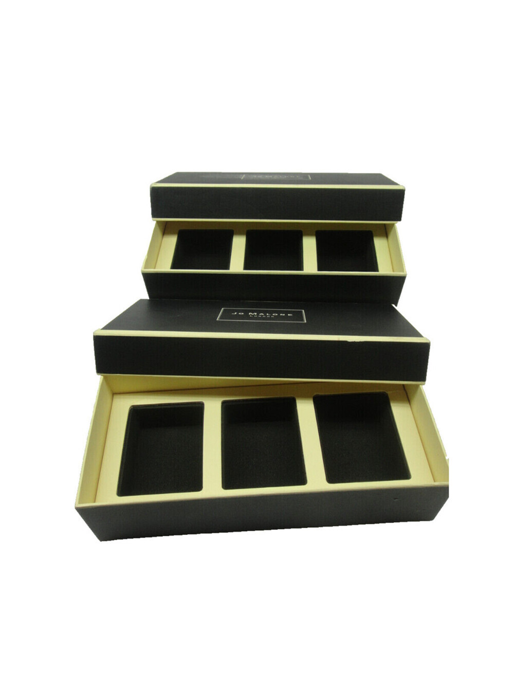 2x Jo Malone London EMPTY CANDLE BOX  *Fits ( 3 ) 1.88" / 4.78cm Candles each
